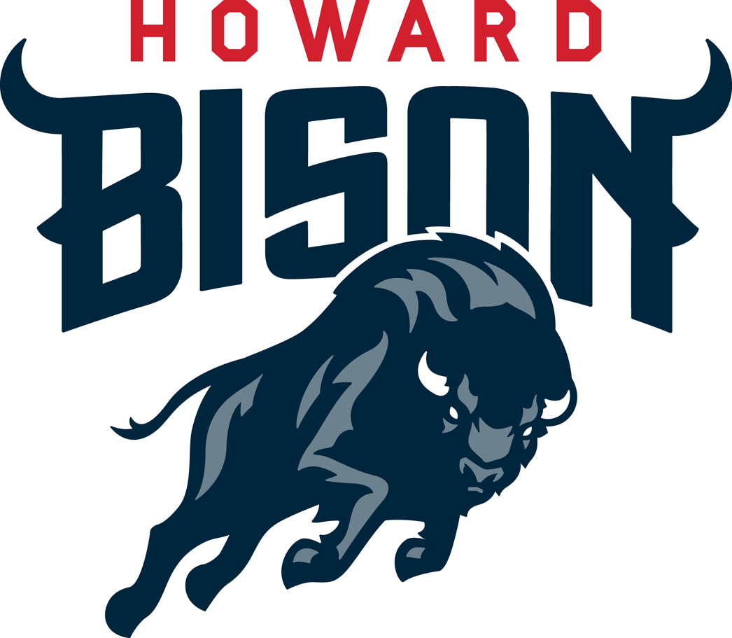 Howard Bison 2015-Pres Secondary Logo iron on paper